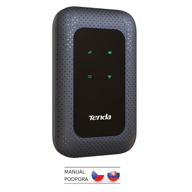 Tenda 4G180 Wi-Fi N300 mobile 4G LTE Hotspot, baterie 2100 mAh, 1x microSIM, 1x microSD, až 10 hod. - obrázek produktu