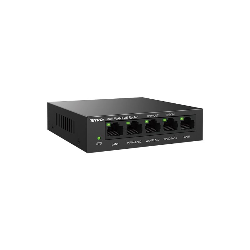 Tenda G0-5G-PoE Gigabit PoE Router MultiWAN, 3x GWAN/ GLAN, 1x GWAN, 1x GLAN, 4x PoE 802.3af/ at, VPN - obrázek č. 3