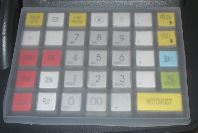 Silikonový kryt na klávesnici CHD3050 - obrázek produktu