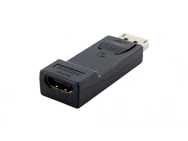 4World Adaptér DisplayPort M - HDMI F Black - obrázek produktu