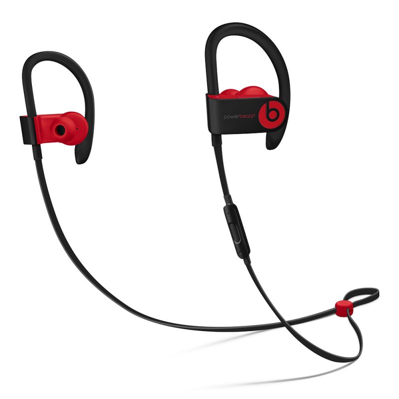 Powerbeats3 Wireless Earphones - Defiant Black-Red - obrázek produktu