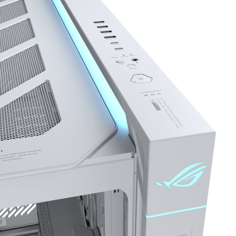 ASUS case ROG CRONOX GR801 CURVE TG ARGB WHITE - obrázek č. 3