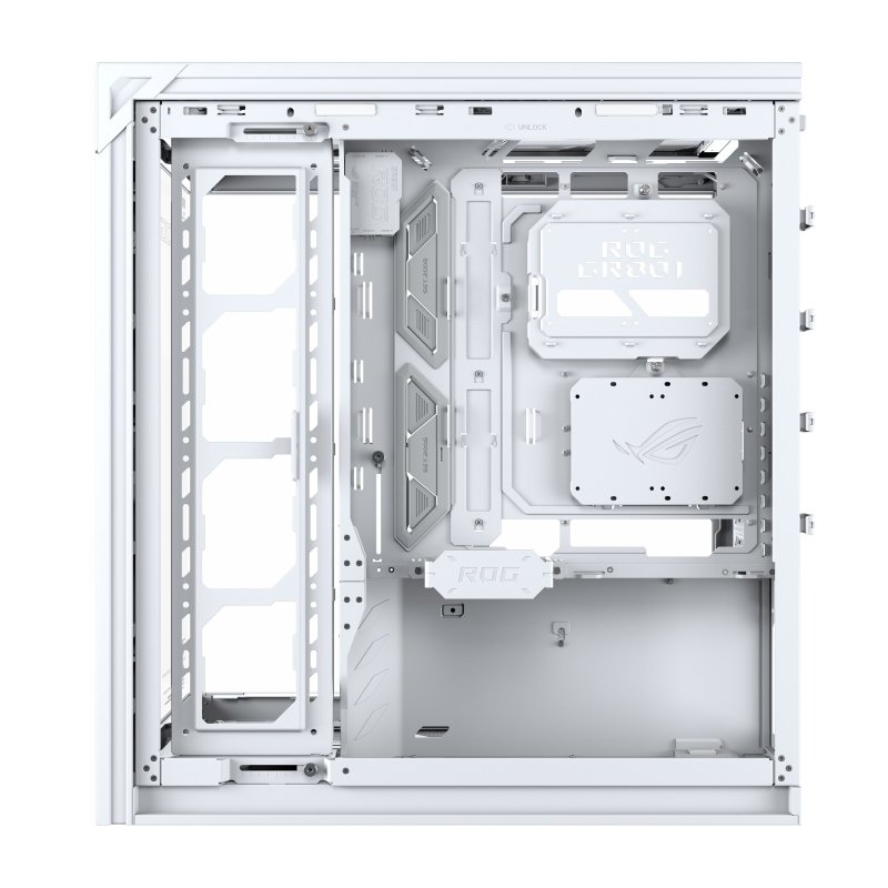 ASUS case ROG CRONOX GR801 CURVE TG ARGB WHITE - obrázek č. 6