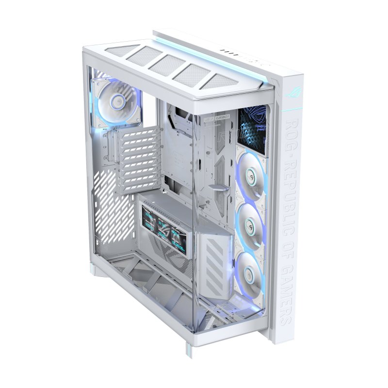 ASUS case ROG CRONOX GR801 CURVE TG ARGB WHITE - obrázek č. 1