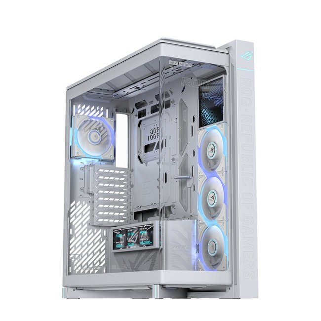 ASUS case ROG CRONOX GR801 CURVE TG ARGB WHITE - obrázek produktu