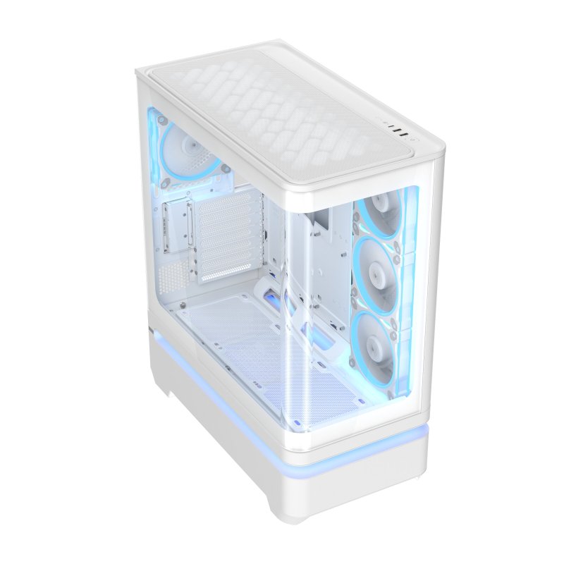 ASUS case PRIME AP304 TG ARGB WHITE - obrázek č. 2