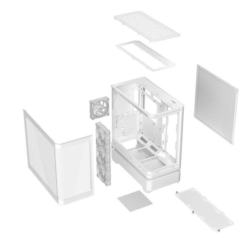 ASUS case PRIME AP304 TG ARGB WHITE - obrázek č. 9