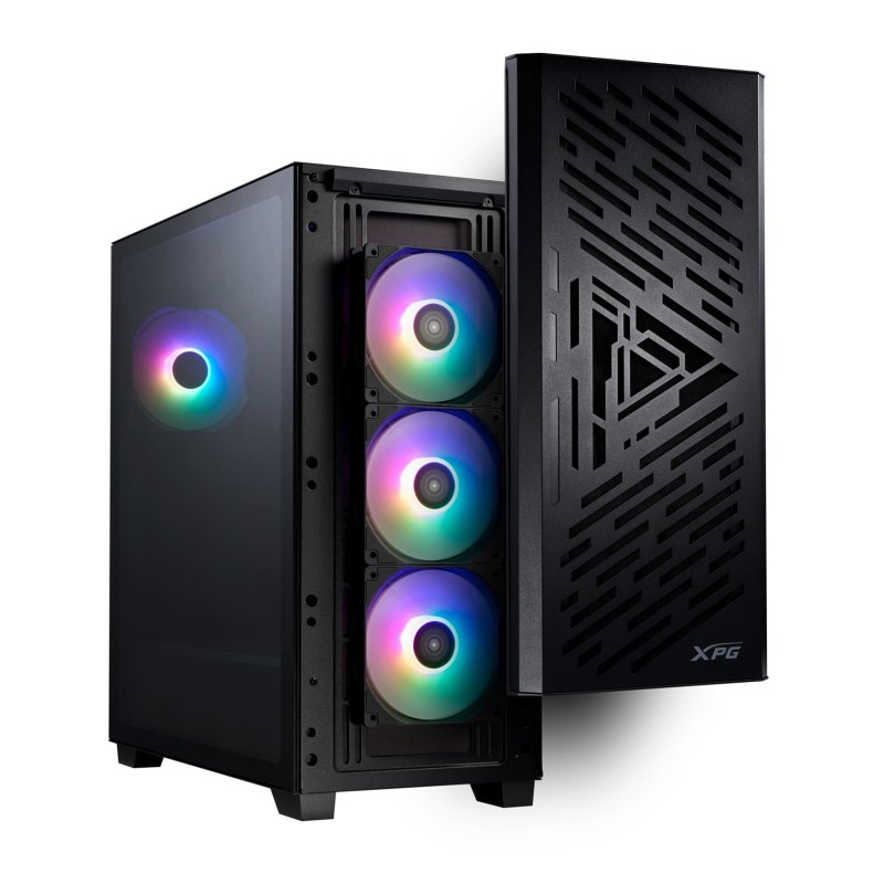 Adata XPG LANDER 501 / Midi Tower / Transpar. / Černá - obrázek č. 7