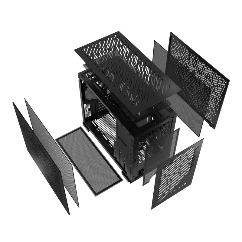 Adata XPG VALOR AIR NANO / Micro ATX / Černá - obrázek č. 5