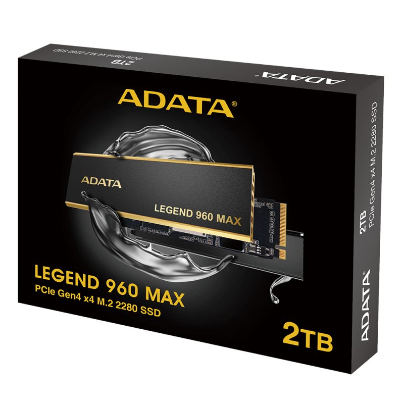 ADATA LEGEND 960 MAX/ 2TB/ SSD/ M.2 NVMe/ Černá/ 5R - obrázek produktu