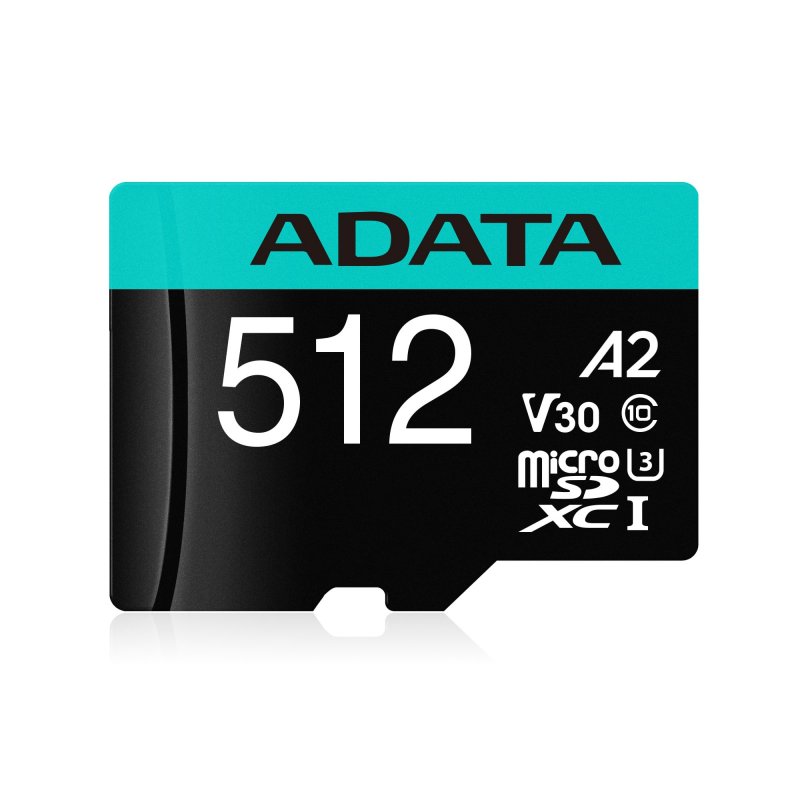 ADATA V30S/ micro SDXC/ 512GB/ 100MBps/ UHS-I U3 /  Class 10/ + Adaptér - obrázek produktu
