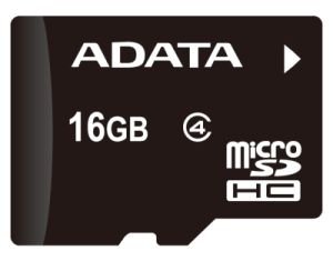 ADATA 16GB MicroSDHC Card Class 4 - obrázek produktu