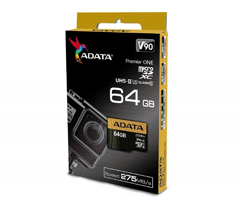 ADATA 64GB MicroSDXC UHS-II U3 bez adapteru - obrázek č. 1