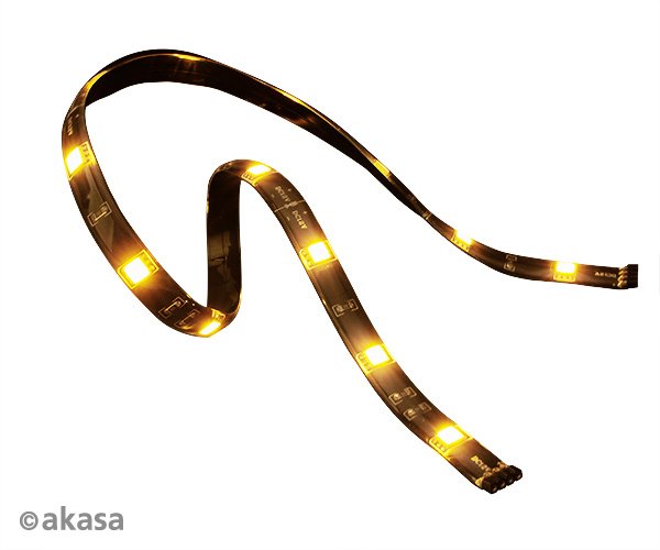 AKASA - LED páska - Vegas M - Gold 50 cm - obrázek produktu
