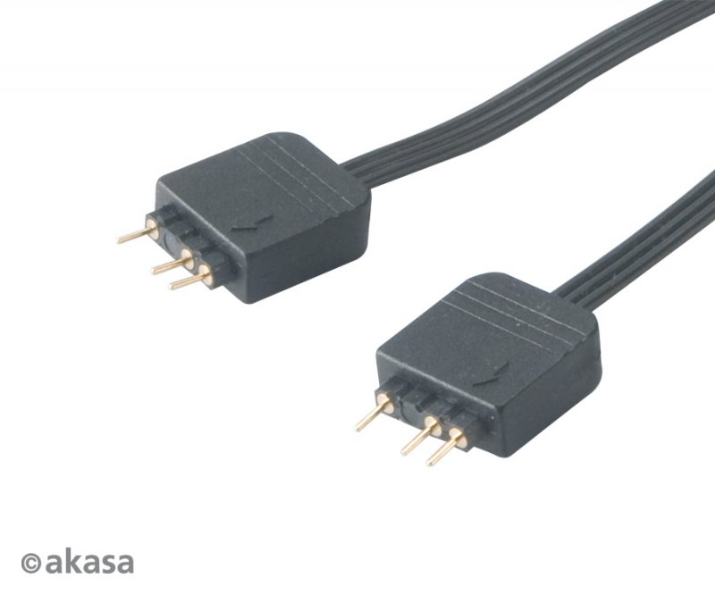AKASA - RGB LED kabel-splitter adresovatelný 12 cm - obrázek č. 1