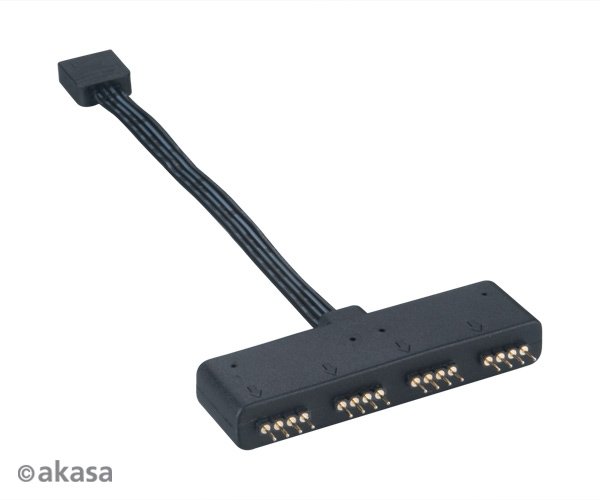 AKASA - RGB LED splitter, 4-pin - obrázek č. 1