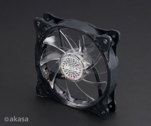 přídavný ventilátor Akasa Vegas X7 LED 12 cm RGB - obrázek č. 2