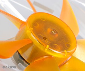 ventilátor Akasa - 9 cm - Amber - ultra tichý - obrázek č. 1