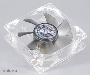 ventilátor Akasa - 8 cm - Smokey - tichý - obrázek produktu