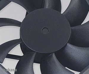 ventilátor Akasa - 60x15 mm  - černý - obrázek č. 2