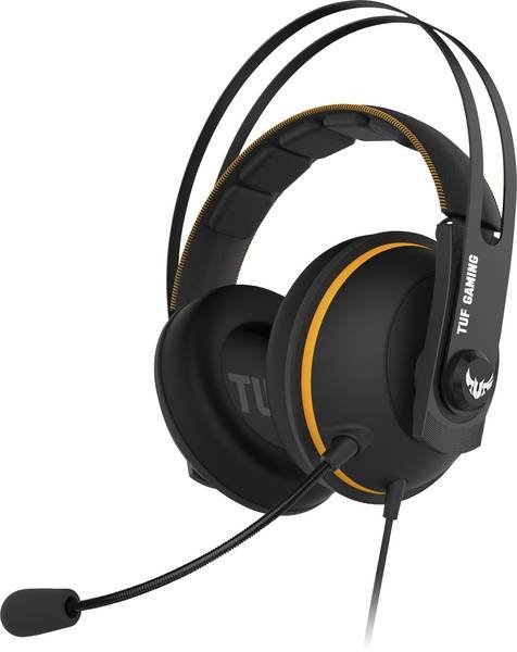 ASUS TUF GAMING H7, Yellow, gaming headset - obrázek produktu