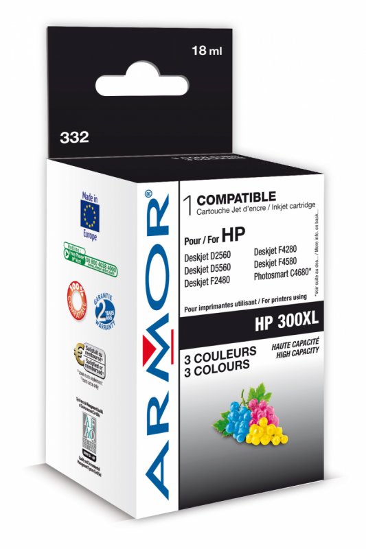Armor ink-jet pro HP DJ D2560 18ml (CC644EE)3barvy - obrázek produktu