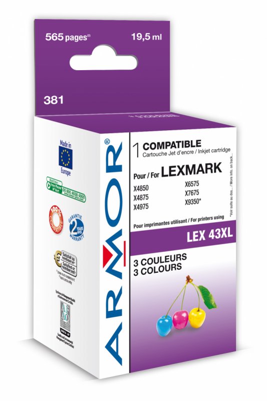 Armor ink-jet Lexmark X4850 color,19.5ml(18X0143E) - obrázek produktu