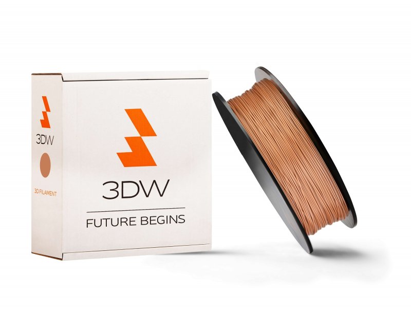 3DW - ABS filament 1,75mm bronzová, 0,5kg,tisk 220-250°C - obrázek produktu
