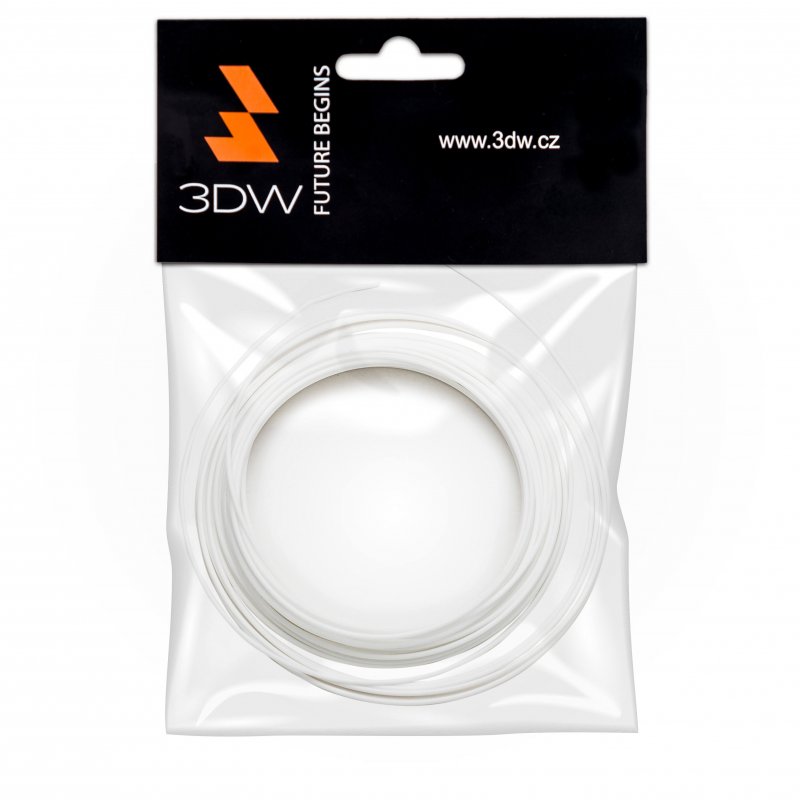 3DW - ABS filament 1,75mm bílá, 10m, tisk 220-250°C - obrázek produktu