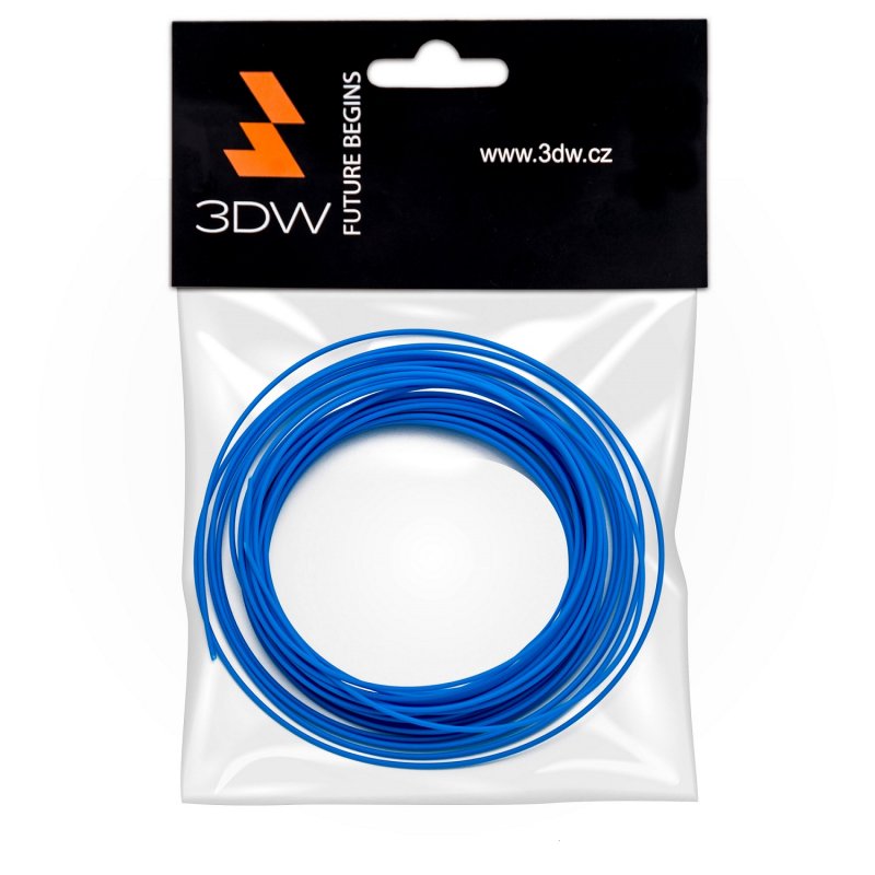 3DW - ABS filament 1,75mm modrá, 10m, tisk 220-250°C - obrázek produktu