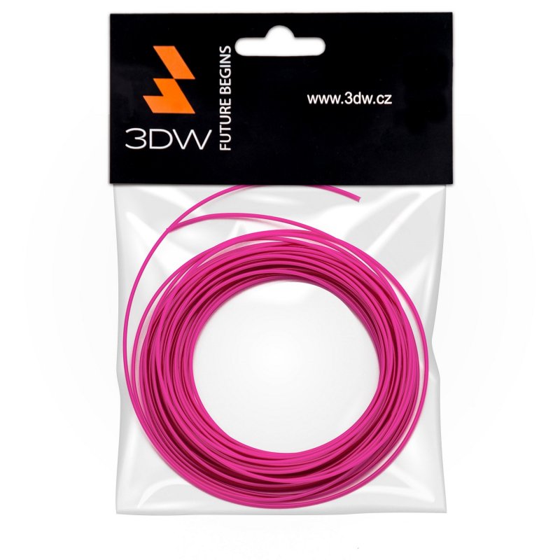 3DW - ABS filament 1,75mm růžová,10m, tisk 200-230°C - obrázek produktu