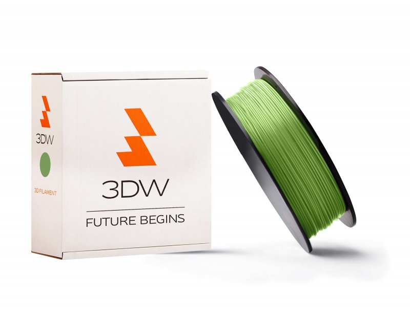 3DW - PLA filament 1,75mm fluozelen,0,5 kg,tisk190-210°C - obrázek produktu