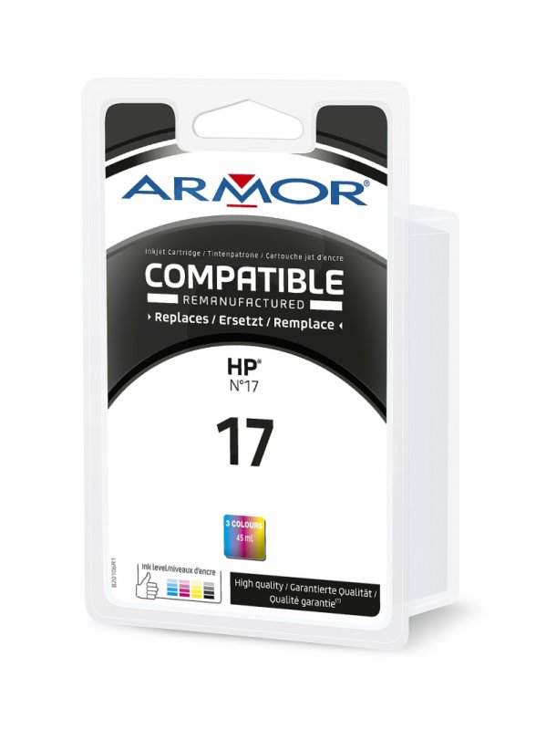 Armor ink-jet pro HP (C6625A)color kapacita:45ml /  1060p HP 17 - obrázek produktu