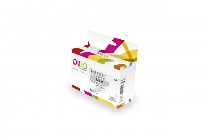 OWA ARMOR ink HP (CD975AE / CD972AE / CD973AE / CD974AE), 4-pack (CMYK), 48ml / 3x12ml - obrázek produktu