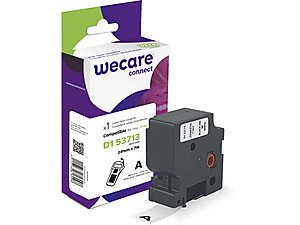WECARE ARMOR páska kompatibilní s DYMO S0720930,Black/ White,24mm*7m - obrázek produktu