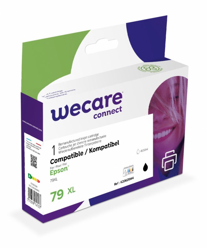 WECARE ARMOR ink kompatibilní s EPSON C13T79014010, černá / black - obrázek produktu