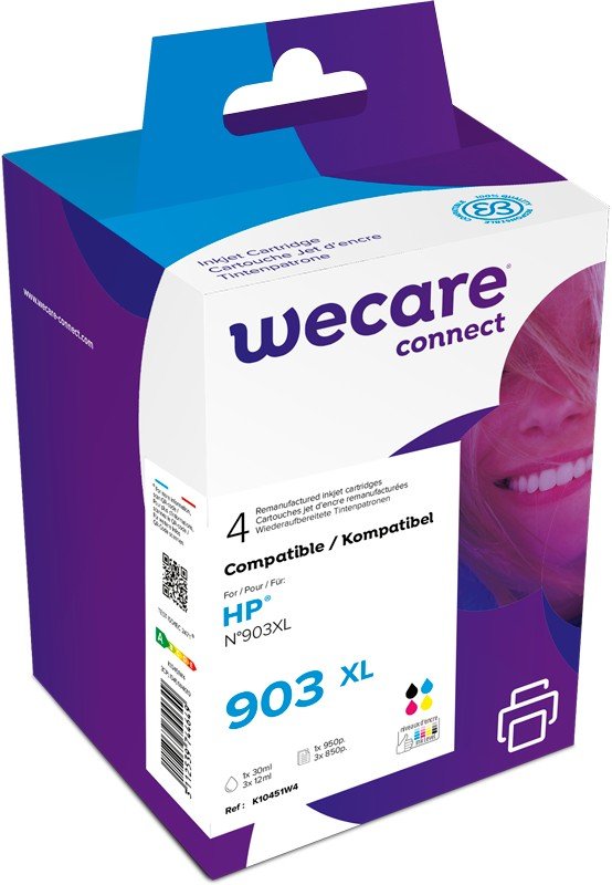 WECARE ARMOR ink sada kompatibilní s HP 3HZ51AE, CMYK / HC - obrázek produktu