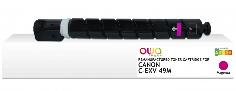 OWA Armor toner kompatibilní s Canon C-EXV49M, 19000st, červená/ magenta - obrázek produktu