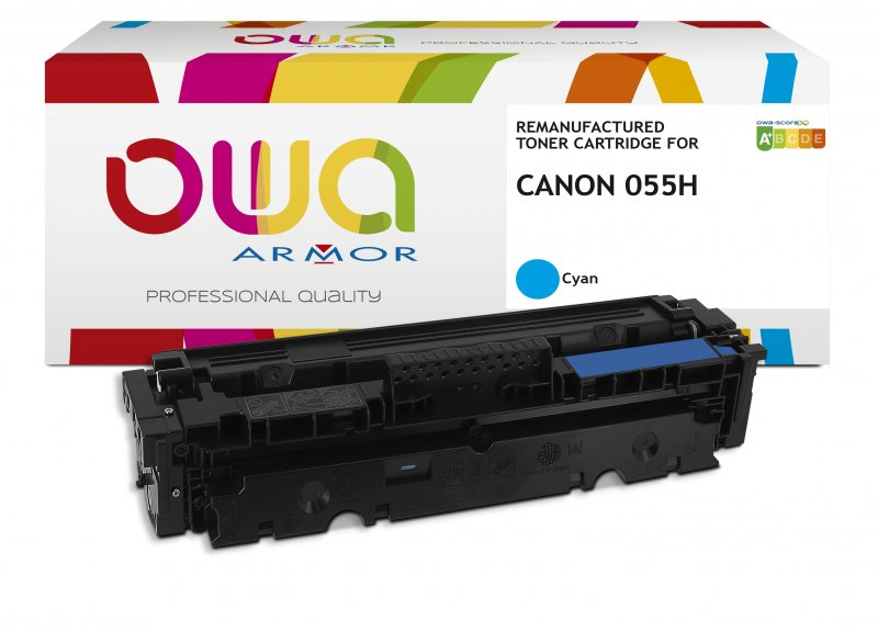 OWA Armor toner kompatibilní s Canon CRG-055H C, 5900st, modrá/ cyan - obrázek produktu