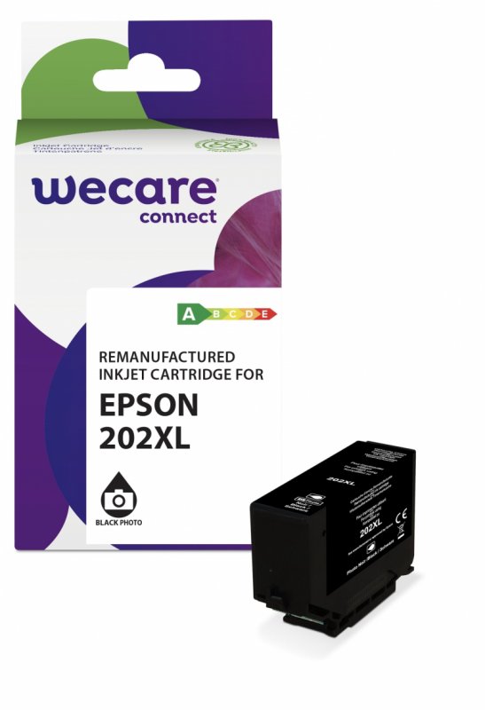 WECARE ARMOR ink kompatibilní s EPSON C13T02H140,foto černá/ photo b - obrázek produktu