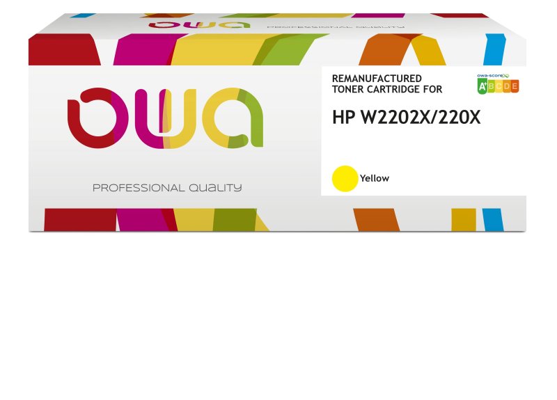 OWA Armor toner kompatibilní s HP W2202X, 220X, 5500st, žlutá / yellow - obrázek produktu