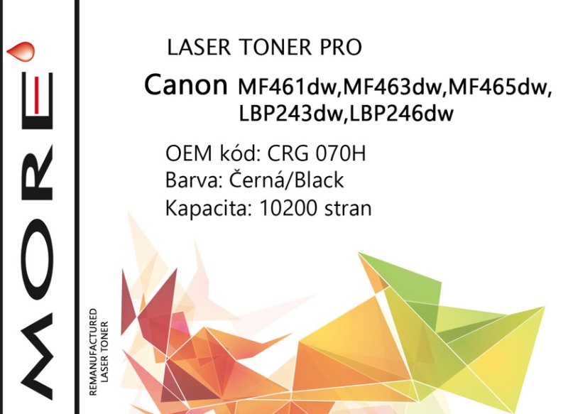 ARMOR MORE toner kompatibilní s Canon 070H, 1020str,černá / black - obrázek produktu