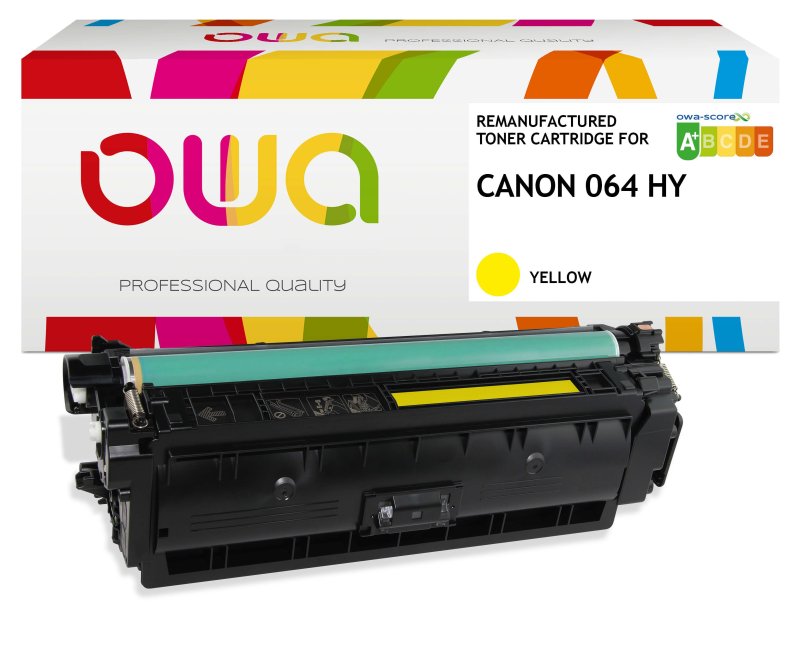 OWA Armor toner kompatibilní s Canon CRG-064H Y, 10400st, žlutá / yellow - obrázek produktu