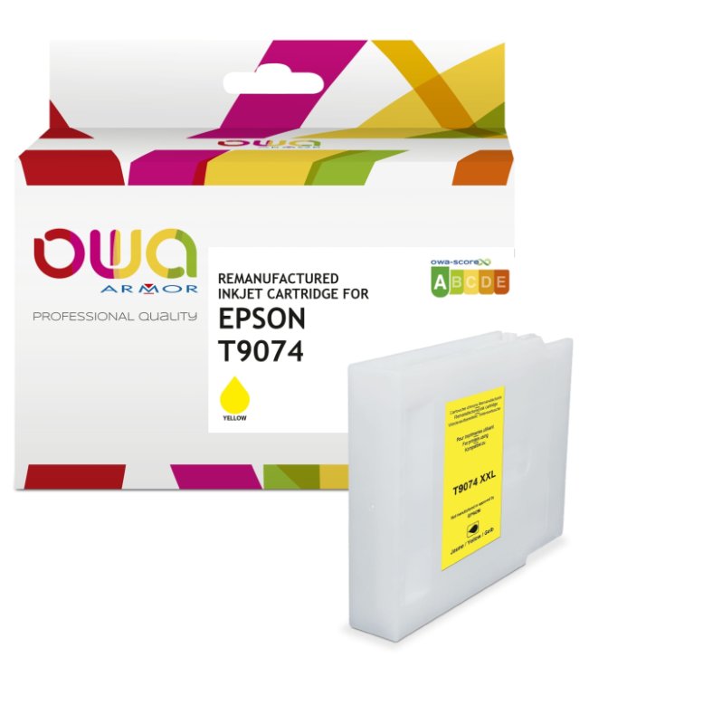 OWA ARMOR ink kompatibilní s Epson T9074, žlutá / yYellow,77ml - obrázek produktu