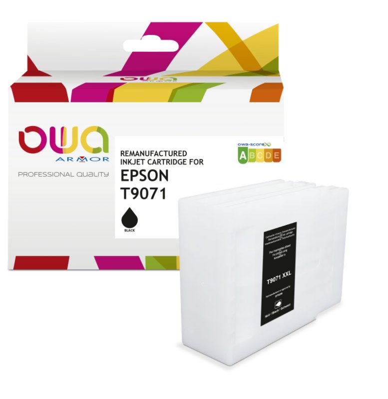 OWA ARMOR ink kompatibilní s Epson T9071,černá / black,221ml - obrázek produktu
