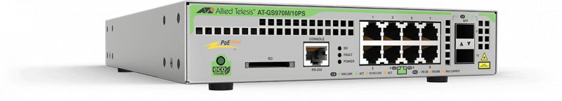 Allied Telesis AT-GS970M/ 10PS 8xGB mngm L3 switch - obrázek produktu