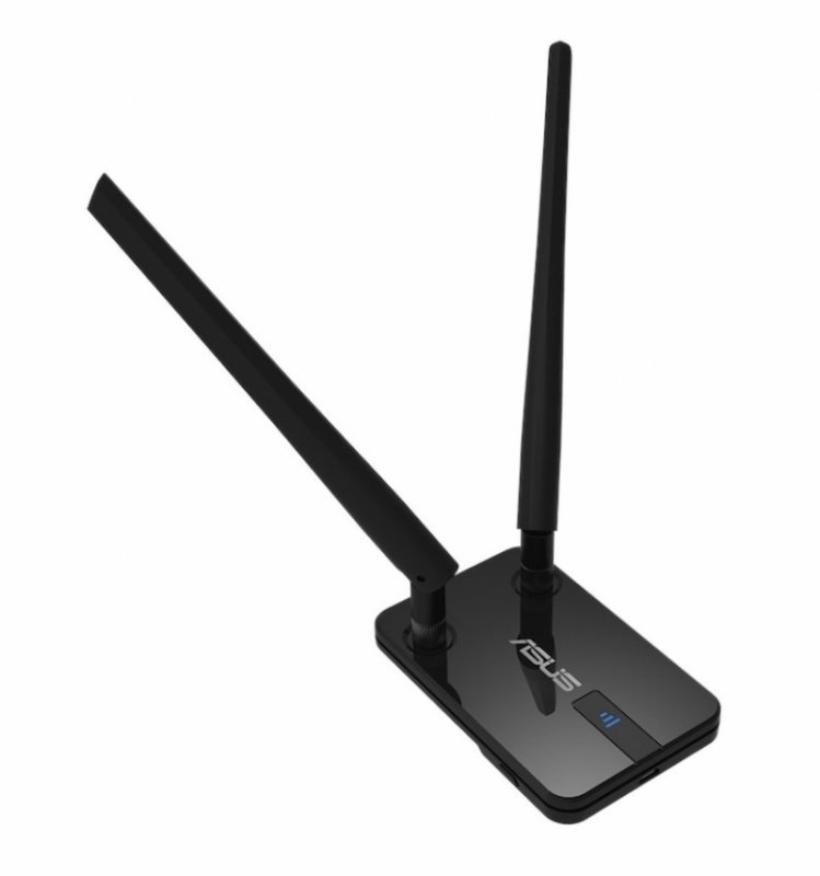ASUS USB-N14 - wifi USB adapter 300Mb 2x detach.5d - obrázek č. 2