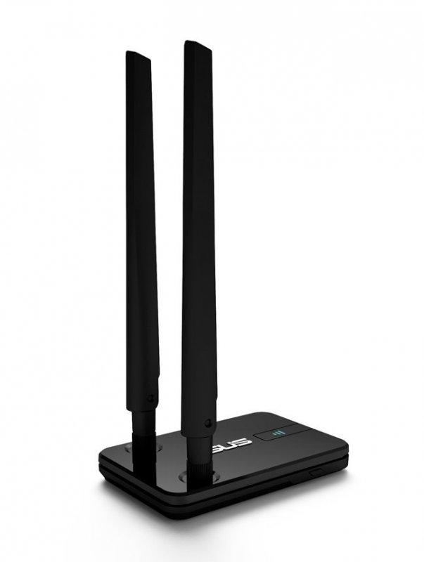 ASUS USB-N14 - wifi USB adapter 300Mb 2x detach.5d - obrázek č. 3