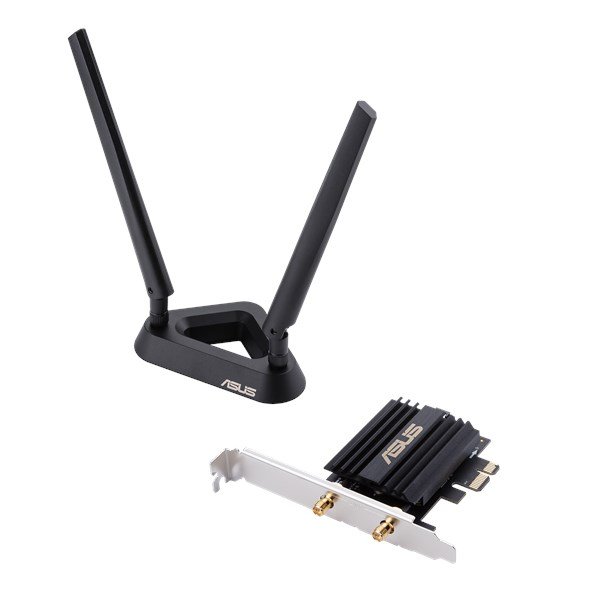 ASUS PCE-AX58BT - Dualband WLAN PCI-E, Wi-Fi 6 (802.11ax) AX3000 Dual-Band, MU-MIMO - obrázek produktu