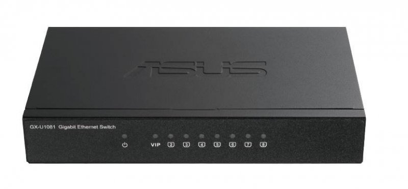 ASUS GX-U1081 - 8 port Gigabit Switch - obrázek produktu
